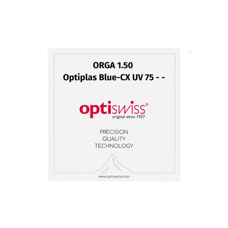 ORGA 1.50 Optiplas Blue-CX UV 75 - -