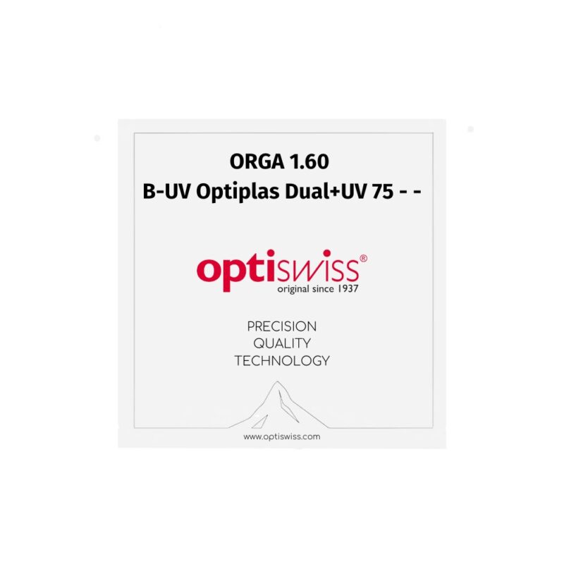 ORGA 1.60 B-UV Optiplas Dual+UV 75 - -