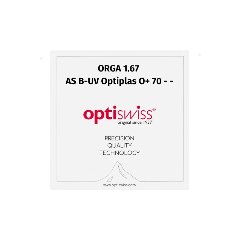 ORGA 1.67 AS B-UV Optiplas O+ 70 - -