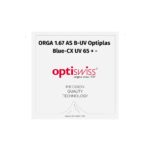 ORGA 1.67 AS B-UV Optiplas Blue-CX UV 65 + -