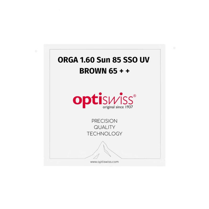 ORGA 1.60 Sun 85 SSO UV Καφέ 65 + +