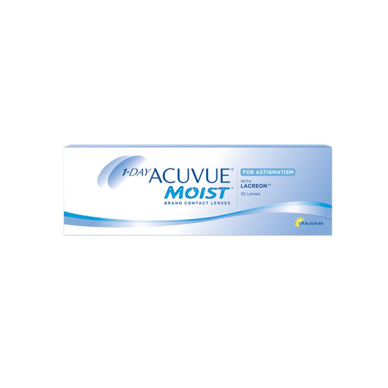Acuvue 1-Day Moist For Astigmatism Ημερήσιοι 30τεμ Outlet